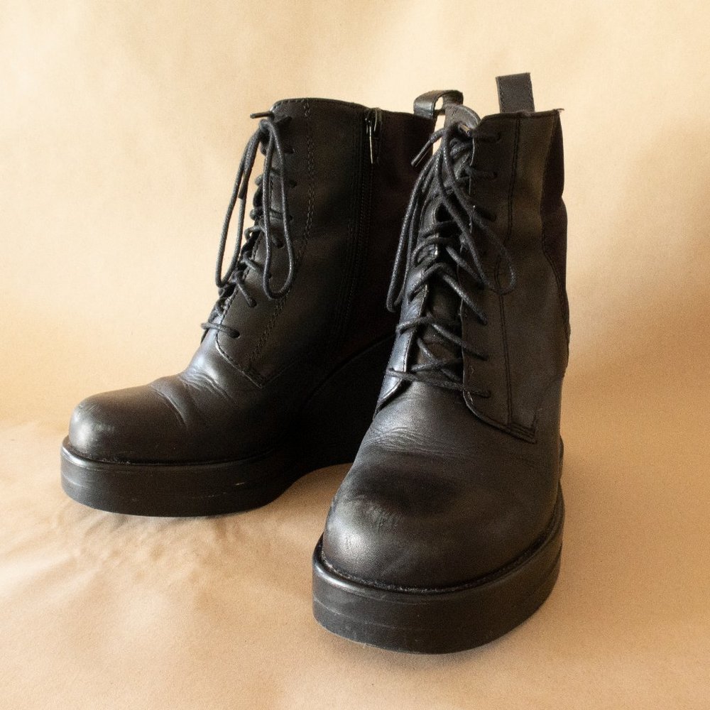 Vegabond Platform Combat Boots